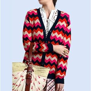 Missoni Chevron V Neck Cardigan
